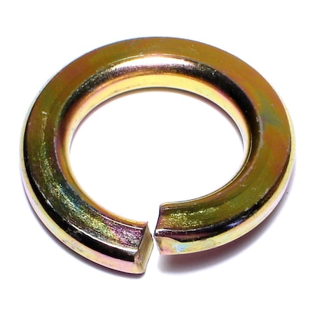 Midwest Fastener Split Lock Washer, For Screw Size 7/8 in Steel, Zinc Yellow Finish, 6 PK 65531